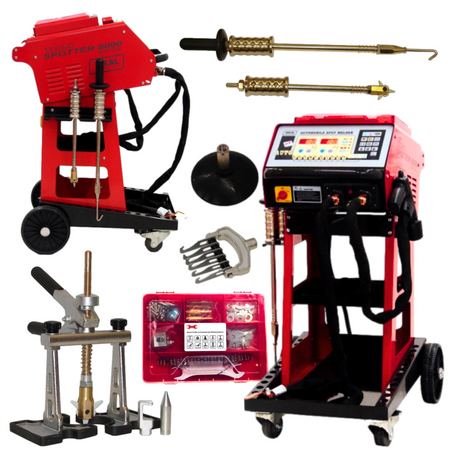 IDEAL ZGRZEWARKA TECNO SPOTTER 8000 DIGITAL 400V WÓZEK QUICKPULLER