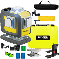 NIVEL SYSTEM LASER KRZYŻOWY CL4D-B BLUETOOTH + LP-36 TYCZKA