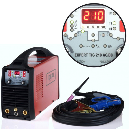 SPAWARKA INWERTOROWA IDEAL EXPERT TIG 210 AC/DC