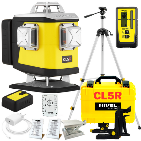 NIVEL CL5R LASER KRZYŻOWY BLUETOOTH + STATYW + CZUJNIK RD800
