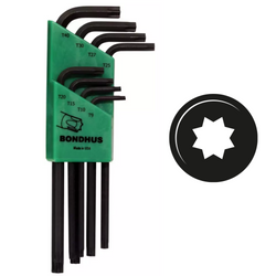 ZESTAW KLUCZY IMBUSOWYCH TORX BONDHUS BO31834