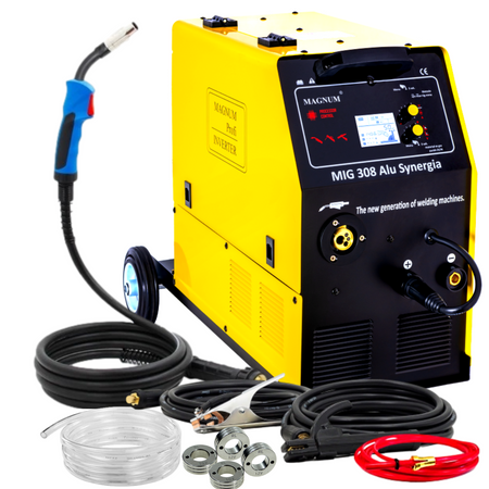 MAGNUM PÓŁAUTOMAT SPAWALNICZY MIG/MAG 308 ALU SYNERGIA