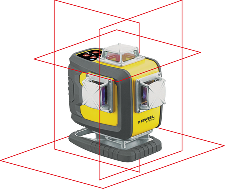 NIVEL SYSTEM LASER KRZYŻOWY CL4D-R BLUETOOTH + SJJ-M1 EX STATYW + LS24 ŁATA + LP36 TYCZKA