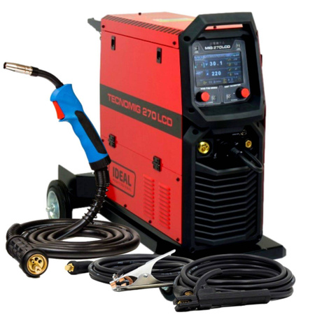 IDEAL TECNO MIG 270 SPAWARKA MIGOMAT LCD SYNERGIC