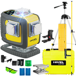 NIVEL SYSTEM LASER KRZYŻOWY CL4D-B BLUETOOTH + SJJ-M1 EX STATYW + LP36 TYCZKA