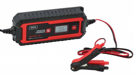 IDEAL PROSTOWNIK PRAKTIK CHARGER 4 LCD 6/12V