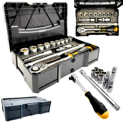 FELO FL05681318 ZESTAW KLUCZY 13-CZĘŚCIOWY 1/2” Z GRZECHOTKĄ ERGONIC