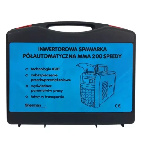 SHERMAN SPAWARKA INWERTOROWA MMA 200 SPEEDY Z WALIZKĄ