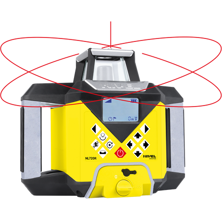 NIVEL SYSTEM NIWELATOR LASEROWY NIVEL NL720 DIGITAL + MC-1D MAGNETS + SJJ32 STATYW + LS24 ŁATA