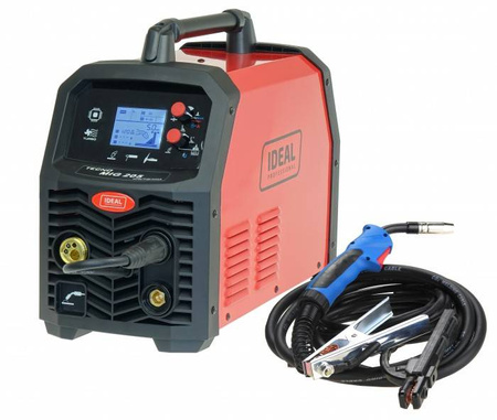 ZESTAW IDEAL TECNO MIG 205 LCD MIG/TIG/MMA SYNERGIC