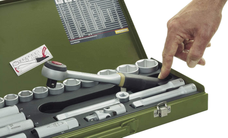 PROXXON ZESTAW Z GRZECHOTKĄ 3/8 CALA PR23110