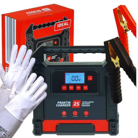 IDEAL PROSTOWNIK PRAKTIK CHARGER 25 LCD 12/24V Lithium