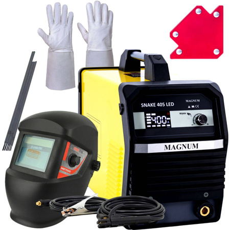 ZESTAW MAGNUM SPAWARKA INWERTEROWA MMA SNAKE 405 LED