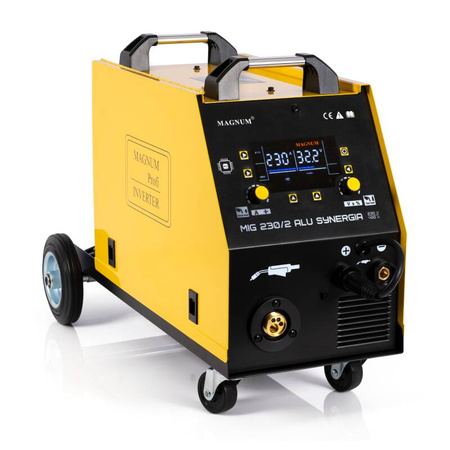 ZESTAW MAGNUM SPAWARKA MIG 230/2 ALU SYNERGIA