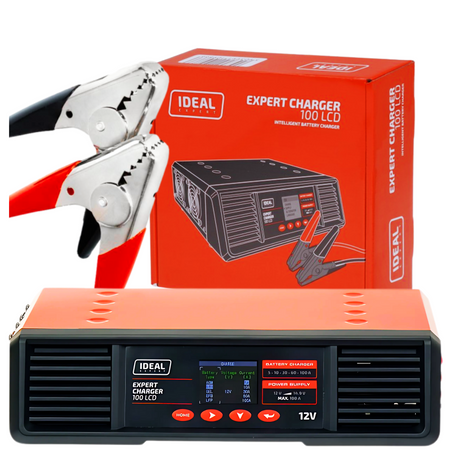 IDEAL PROSTOWNIK EXPERT CHARGER 100 LCD 12V
