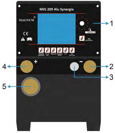 MAGNUM MIGOMAT MIG 209 ALU SYNERGIA MMA 200A