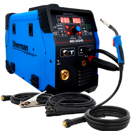 ZESTAW SHERMAN SPAWARKA INWERTOROWA MIGOMAT MIG 200HD