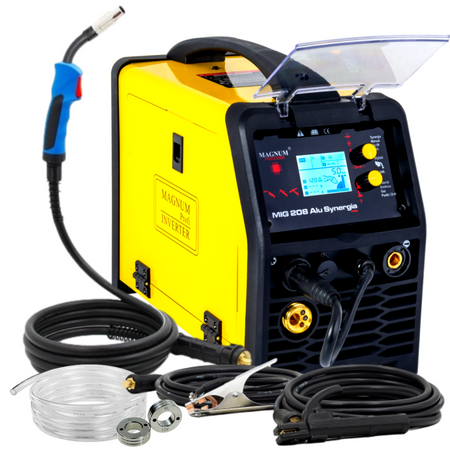 PÓŁAUTOMAT SPAWALNICZY MAGNUM MIG/MAG 208 ALU SYNERGIA NEW