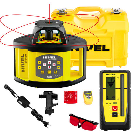 NIVEL SYSTEM NIWELATOR LASEROWY NL520 DIGITAL