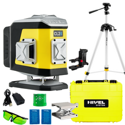 NIVEL SYSTEM LASER KRZYŻOWY NIEBIESKI CL2B + SJJ-M1 EX STATYW
