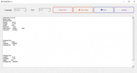 IDEAL TESTER AKUMULATORÓW 12V BDT101