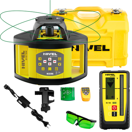 NIVEL SYSTEM NIWELATOR LASEROWY NL520G DIGITAL