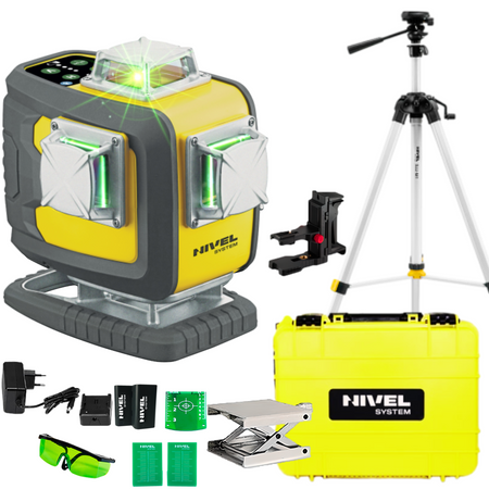 NIVEL SYSTEM LASER KRZYŻOWY CL4D-G BLUETOOTH + SJJ-M1 EX STATYW