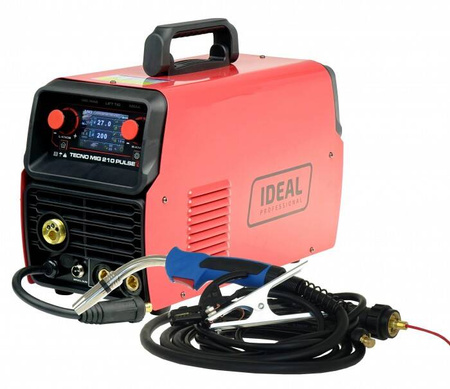 IDEAL TECNO MIG 210 PULSE LCD MIG/TIG/MMA SYNERGIC ALU