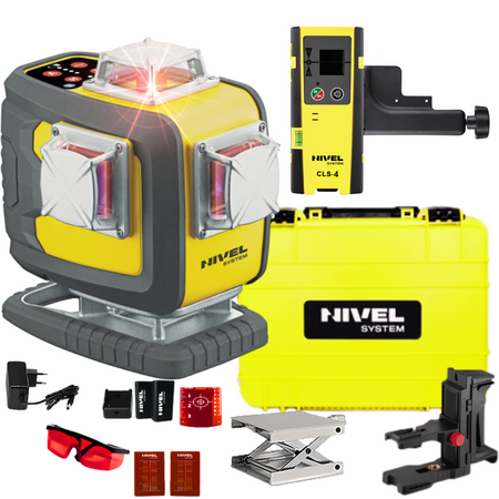 NIVEL SYSTEM LASER KRZYŻOWY CL4D-R BLUETOOTH + CLS-4 CZUJNIK