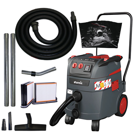 STARMIX ODKURZACZ IPULSE M-1635 SAFE TOP 018638 ANTYSTATYCZNY KL. M