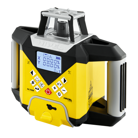 NIVEL SYSTEM NIWELATOR LASEROWY NIVEL NL740 DIGITAL + MC-1D CLAMPS + SJJ32 STATYW + LS24 ŁATA