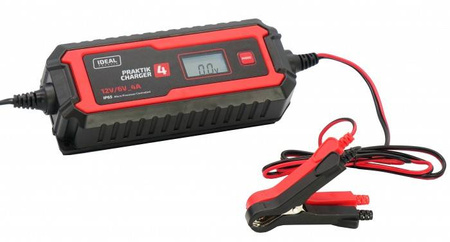 IDEAL PROSTOWNIK PRAKTIK CHARGER 4 LCD 6/12V