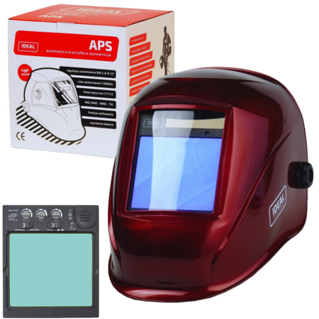 IDEAL PRZYŁBICA AUTOMATYCZNA APS-958I RED CZERWONA , True