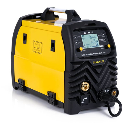 MAGNUM PÓŁAUTOMAT SPAWALNICZY MIG 208 ALU SYNERGIA 4X4 230V 200/60%