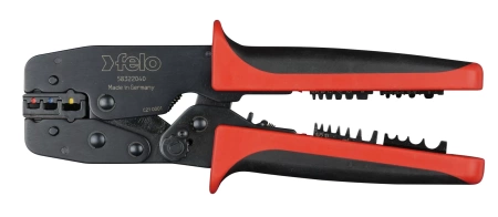 FELO FL58322040 ZACISKARKA DO TULEJEK KABLOWYCH 0,10 - 16 MM2 Z 3 WYMIENNYMI SZCZĘKAMI