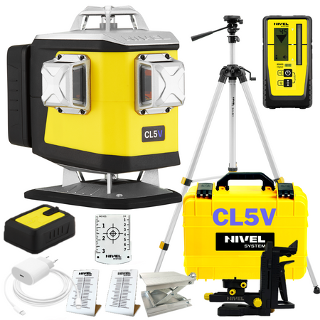 NIVEL CL5V LASER KRZYŻOWY BLUETOOTH + STATYW + CZUJNIK RD800