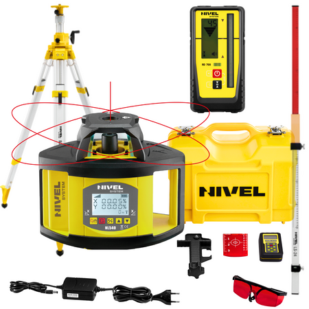 NIVEL SYSTEM NIWELATOR LASEROWY NL540 DIGITAL + SJJ32 STATYW + LS24 ŁATA