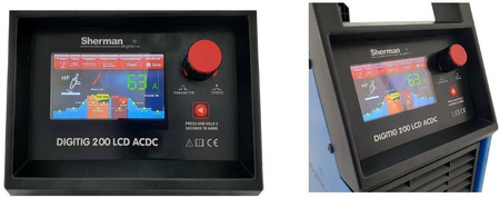 SPAWARKA INWERTOROWA DIGI TIG 200 LCD ACDC SHERMAN