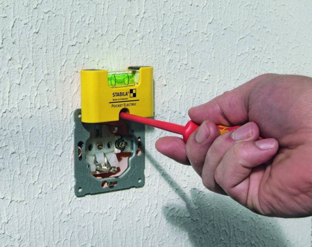 STABILA SA18115 POZIOMICA POCKET ELECTRIC Z KLIPSEM NA PASEK