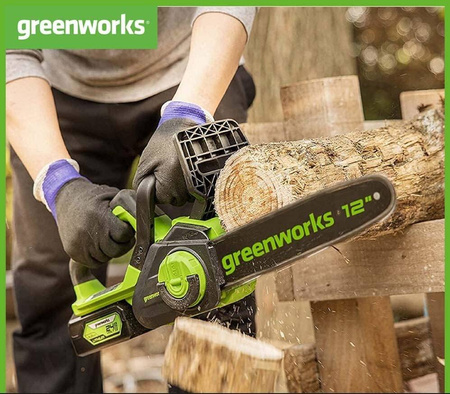 GREENWORKS GD24CS30 24V PILARKA ŁAŃCUCHOWA