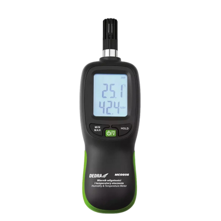 DEDRA MC0956 MIERNIK WILGOTNOŚCI I TEMPERATURY OTOCZENIA