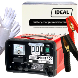 IDEAL PROSTOWNIK SPRINT 400 START 230V 12-24V + rękawice