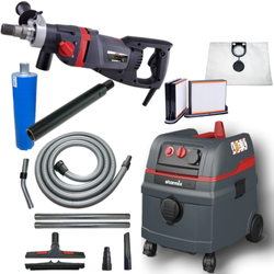 STARMIX L-1625 + WIERTNICA AGP AGP52D + PRZEDŁUŻKA +WIERTŁO 62MM