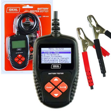IDEAL TESTER AKUMULATORÓW 12V BDT101