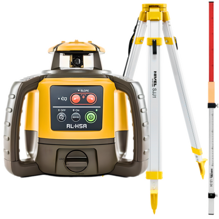 NIWELATOR LASEROWY TOPCON RL-H5A + SJJ1 STATYW + LS24 ŁATA