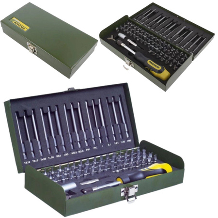 PROXXON PR23107 ZESTAW BITÓW 75 CZĘŚCI