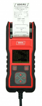 IDEAL TESTER AKUMULATORÓW Z DRUKARKĄ BDT4000A