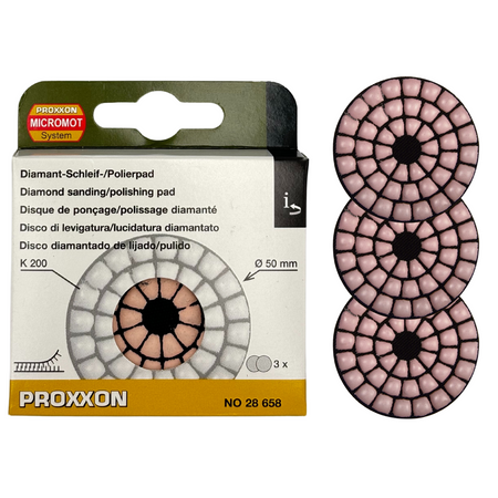PROXXON PR28658 TARCZA SZLIFIERSKO-POLERUJĄCA DO WP/E I WP/A GR.200