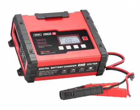 IDEAL PROSTOWNIK PRAKTIK CHARGER 15 LCD 12V
