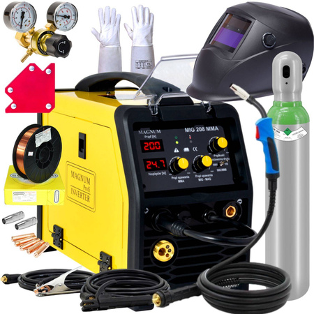 MAGNUM SPAWARKA INWERTEROWA MIG/MAG 208MMA NV